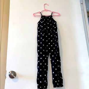 Girls 4T polka dot jumpsuit